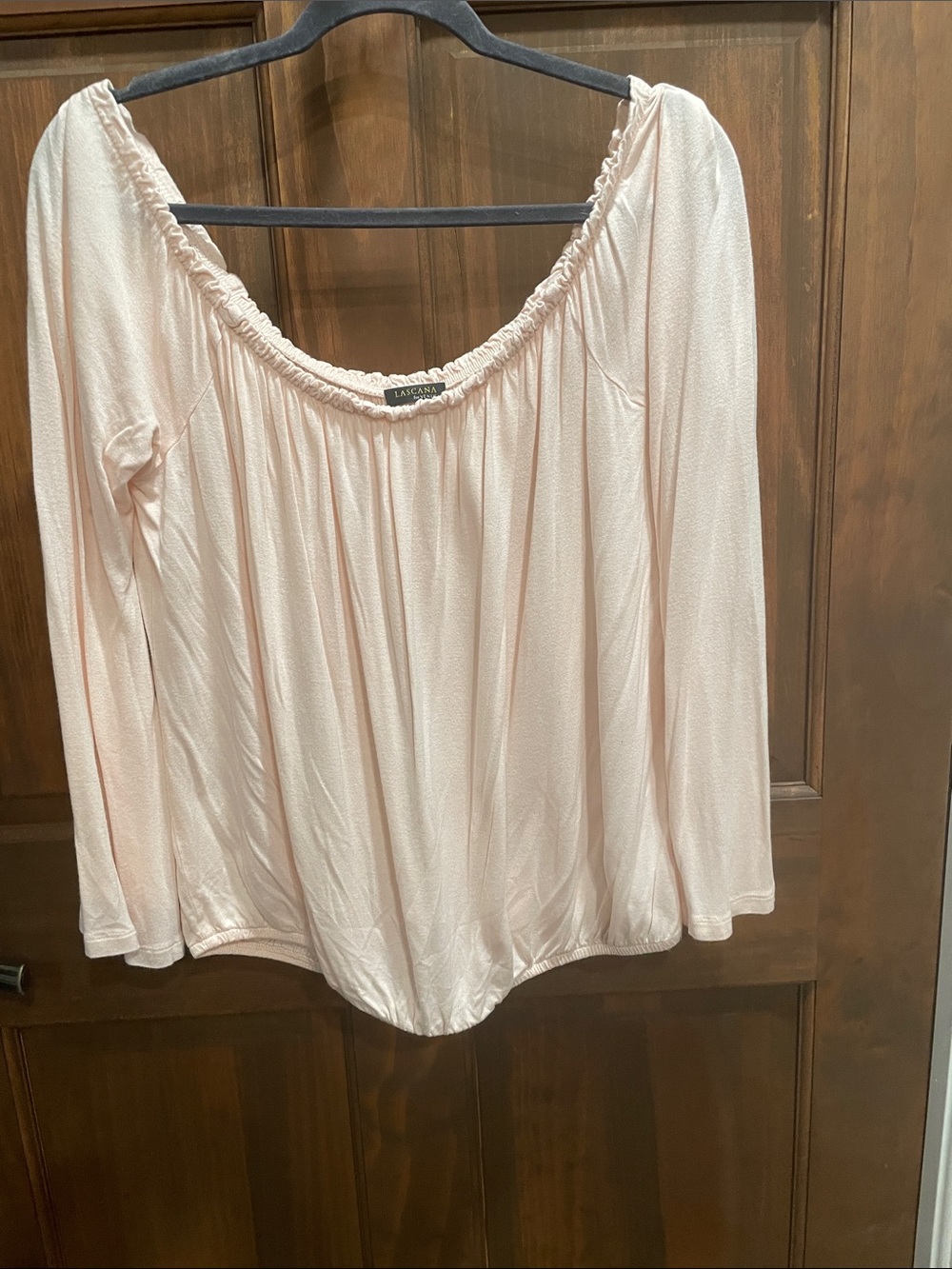 Lascana for Venus Blush Pink Elastic Neck Top